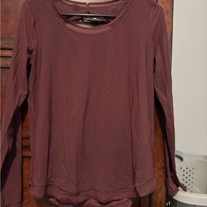 lululemon athletica Long Sleeve Top - Deep Burgundy